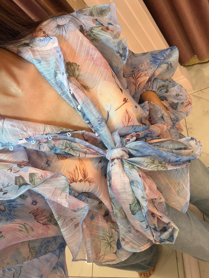 Charlotte Floral Detail Shirt/Blouse