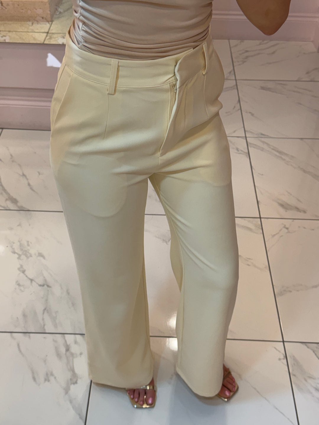 Natalie Wide Leg Tailored Trousers