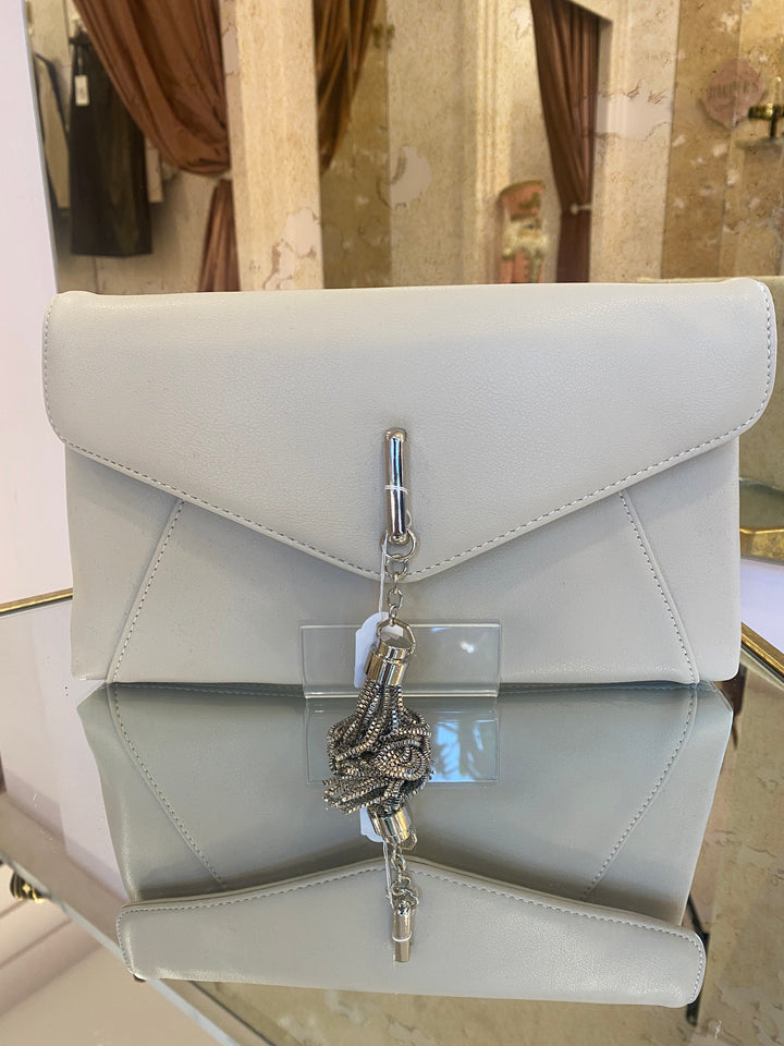 Ellie Nude Envelope Clutch Bag