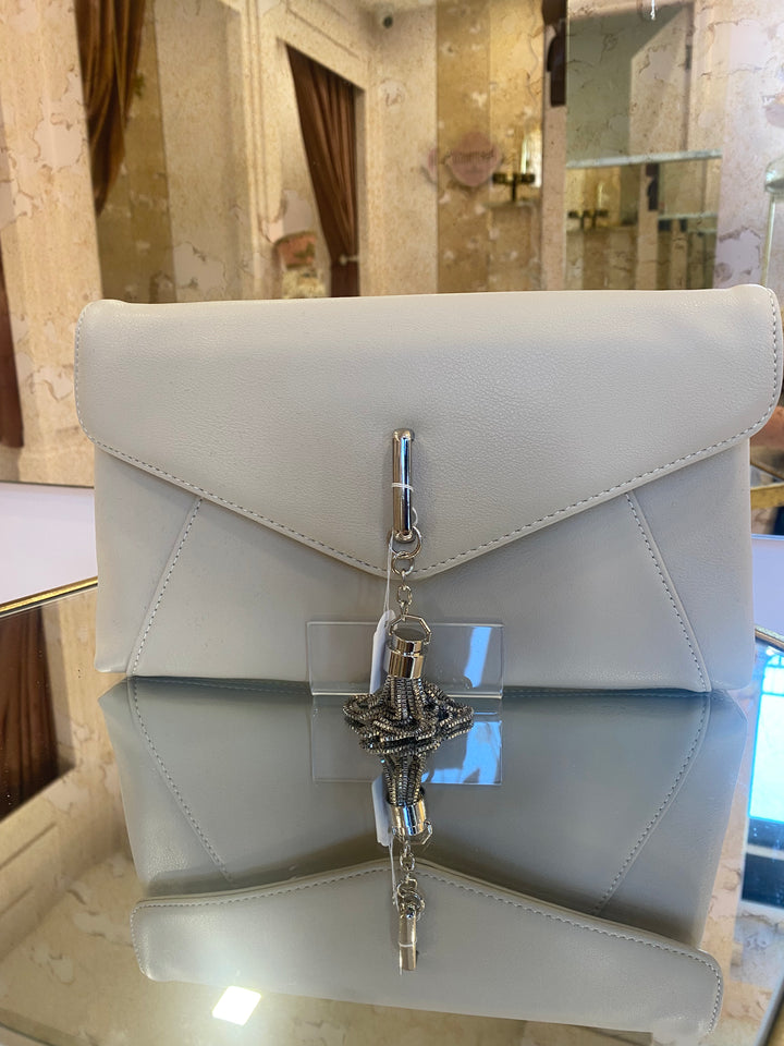 Ellie Nude Envelope Clutch Bag