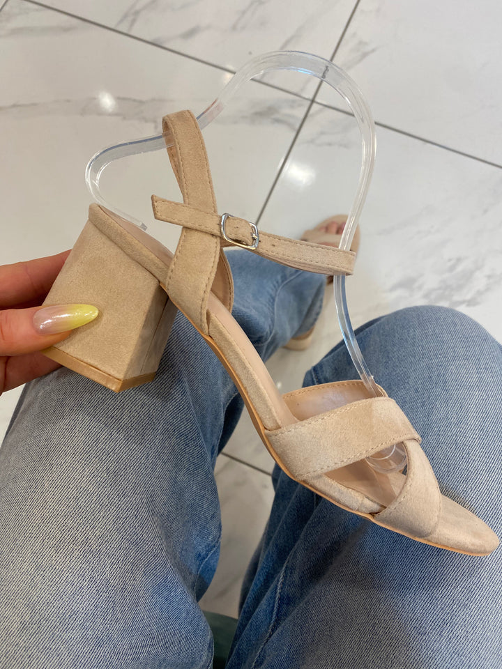 Jess Nude Block Heeled Sandal