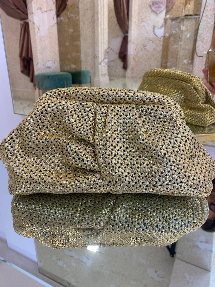 Mimi woven Clutch Bag