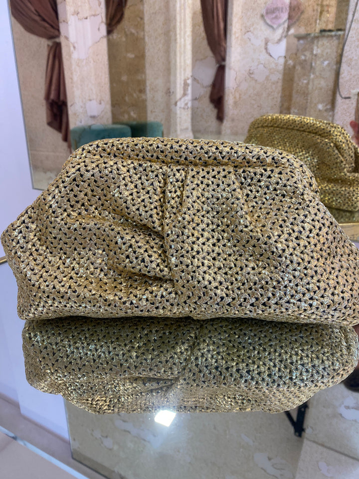 Mimi woven Clutch Bag