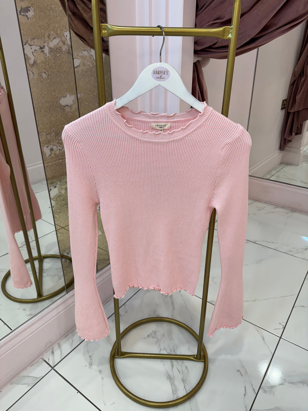 Tilly Super Soft Knit Fluted Sleeve Jumper