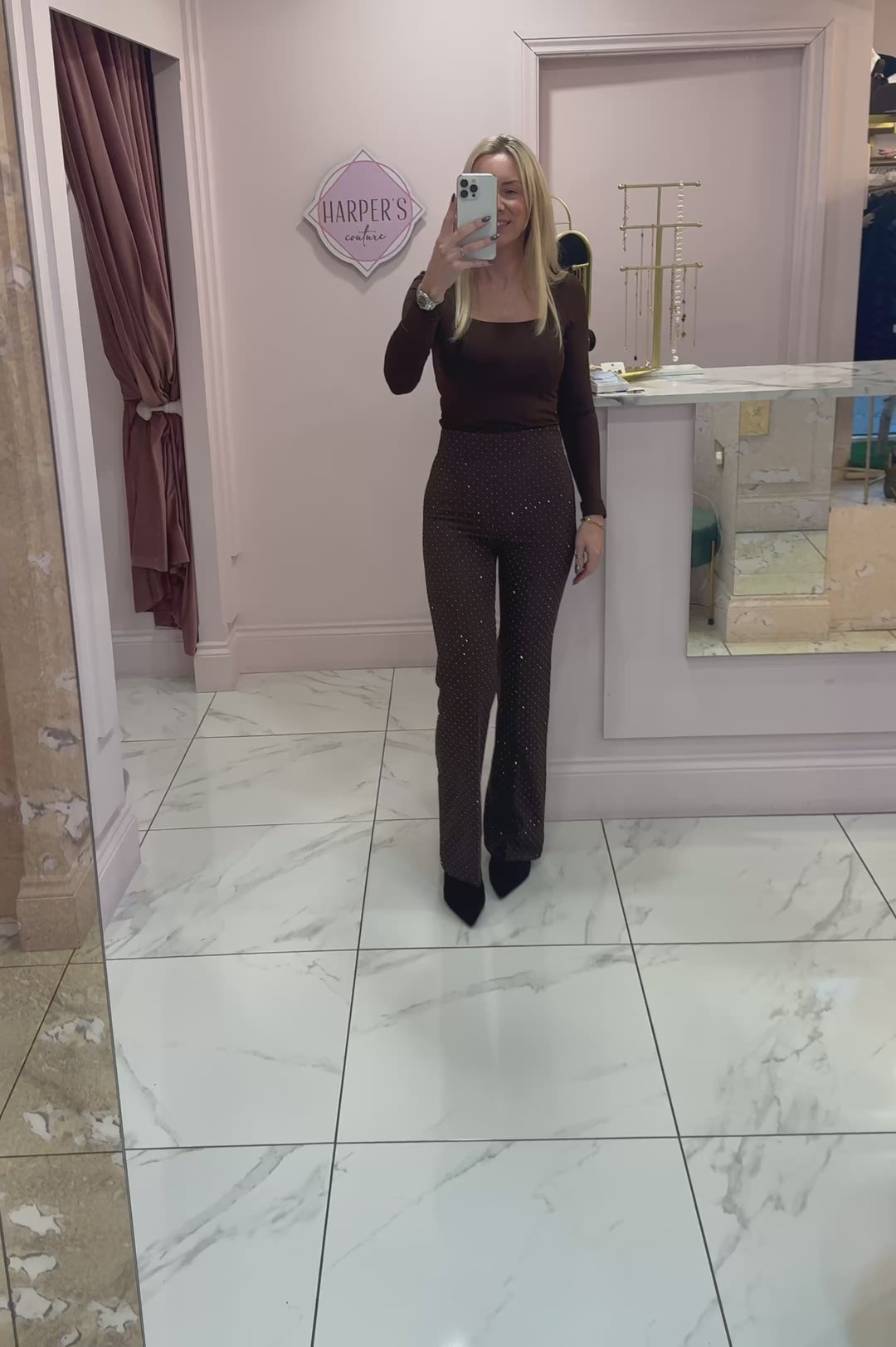 Blair Diamanté encrusted Trouser