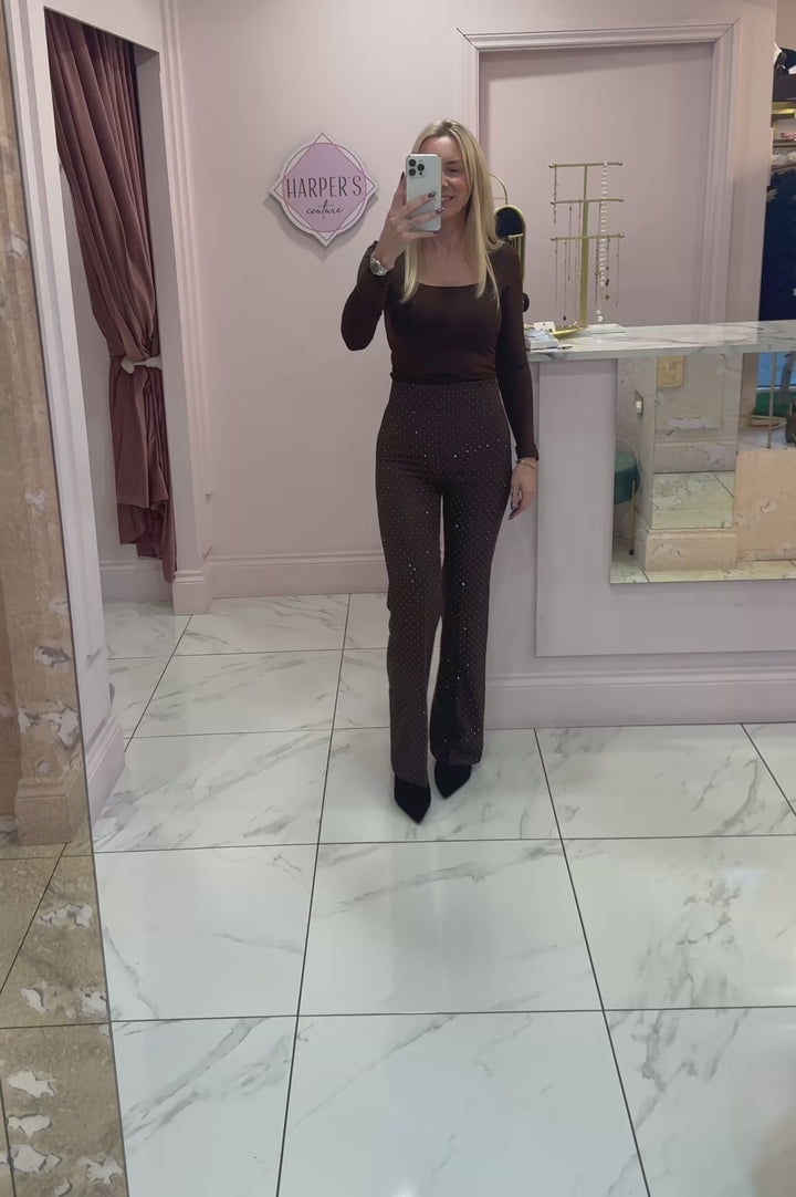 Blair Diamanté encrusted Trouser